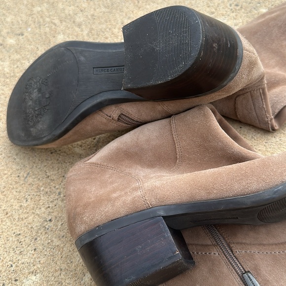 Vince Camuto over the knee tan suede boots sz 10 - Picture 9 of 11